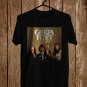 GRETA VAN FLEET DREAMS IN GOLD WORLD TOUR 2022 FRONT SIDE BLACK TEE SHIRT V01