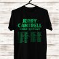 JERRY CANTRELL BRIGHTEN N.AMERICA TOUR DATES 2022 FRONT SIDE BLACK TEE SHIRT V02