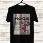 HOGS MUSIC AND BARBECUE FESTIVAL LINEUP ON APRIL 2022 FRONT SIDE BLACK TEE SHIRT V01