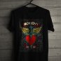 BON JOVI SPRING TOUR 2022 FRONT SIDE BLACK TEE SHIRT V01