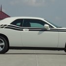 DUAL w/ Bold Extensions : Vinyl Graphics Kit 2008 2009 2010 2011 2012 2013 Dodge Challenger
