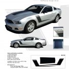 Ford Mustang 2010 2011 2012 "LAUNCH" Roush Style Side and Hood Stripes Kit