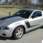 Ford Mustang 2010 2011 2012 "LAUNCH" Roush Style Side and Hood Stripes Kit