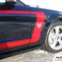Ford Mustang 2005 2006 2007 2008 2009 "FASTBACK 1" Style Side Stripes Kit
