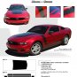 Ford Mustang 2010 2011 2012 "BOSS" Style Dominator Hood and Side Stripes Kit