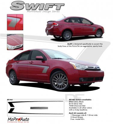 "SWIFT" 2008-2011 Ford Focus Graphics and Stripes Kit
