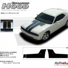HOOD : Factory OEM Style Vinyl Racing Stripes for 2008 2009 2010 2011 2012 2013 Dodge Challenger
