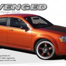 AVENGED : Vinyl Graphics Kit for 2008 2009 2010 2011 2012 2013 SE SXT Dodge Avenger