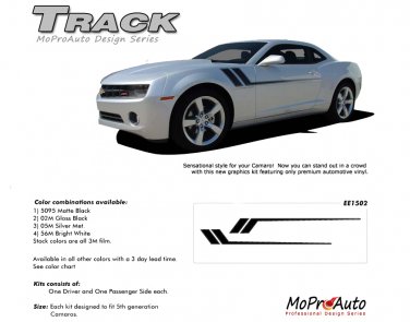 TRACK : 2010 2011 2012 2013 2014 Chevy Camaro Side Vinyl Graphics Kit