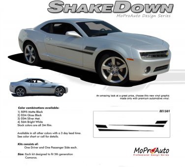 SHAKEDOWN : 2010 2011 2012 2013 2014 Chevy Camaro Vinyl Graphics Kit