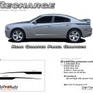 RECHARGE QUARTER PANELS : Rear Decals Graphics Kit for 2011 2012 2013 2014 Dodge Charger