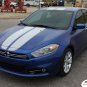 2013-2014 SPRINT RALLY : Hood, Roof, and Deck Lid Racing Stripes for Dodge Dart