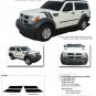 Double Bar : 2007 - 2011 Dodge Nitro Vinyl Graphics Kit