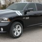 RAM DOUBLE BAR : 2009 2010 2011 2012 2013 Dodge Ram Hood Hash Marks Vinyl Graphics Kit