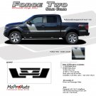 FORCE TWO (Solid) : Ford F-150 Hockey Stripe Vinyl Graphics Decals 2009 2010 2011 2012 2013 Models