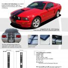 Mustang WILDSTANG S-500 : Vinyl Racing Stripe Kit for 2005-2009 Ford Mustang GT