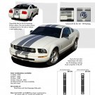 Mustang WILDSTANG S-V61 : Vinyl Racing Stripe Kit for 2005-2009 Ford Mustang V6