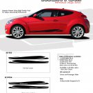 MENTUM : Vinyl Graphics Kit Engineered to fit the 2011 2012 2013 Hyundai Veloster