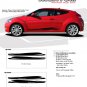 MENTUM : Vinyl Graphics Kit Engineered to fit the 2011 2012 2013 Hyundai Veloster