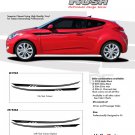 RUSH : Vinyl Graphics Kit Engineered to fit the 2011 2012 2013 Hyundai Veloster