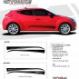STRIKE : Vinyl Graphics Kit Engineered to fit the 2011 2012 2013 Hyundai Veloster