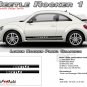 BEETLE ROCKER 1 : Lower Rocker Panel Vinyl Graphics Kit for 1998-2013 Volkswagen Beetle