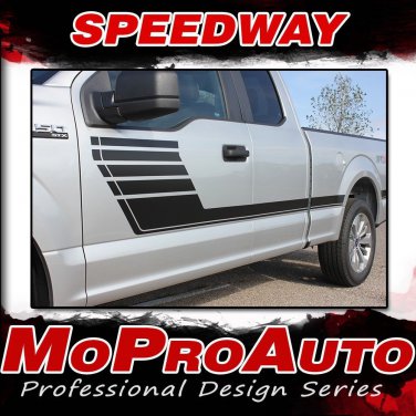 Ford F-150 Stripes Decals SPEEDWAY SE Door Vinyl Graphics 2015 2016 2017 2018
