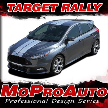 Ford Focus Racing Stripes Decals Vinyl Graphics TARGET RALLY Kit 2016 2017 2018