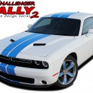 2018 2017 2016 2015 Challenger Rally Hood Racing Stripes 3M Vinyl Graphic Decals