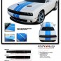 2018 2017 2016 2015 Challenger Rally Hood Racing Stripes 3M Vinyl Graphic Decals