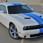 2018 2017 2016 2015 Challenger Rally Hood Racing Stripes 3M Vinyl Graphic Decals