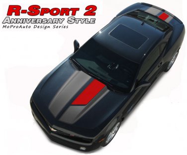 2014-2015 Camaro RS Anniversary Factory Racing Stripes Decals 3M Vinyl Graphics