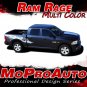 2011 Dodge Ram RAGE Multi-Color Truck Bed 3M Vinyl Graphics Decals Stripes M25