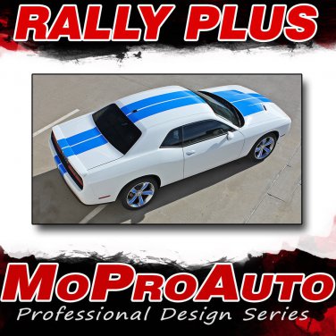 2017 Challenger RALLY PLUS Racing Stripe 3M Vinyl Graphic Wing Hood Decal 304