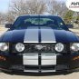 Complete 10 Inch Wide Racing Rally Stripes Decals Graphics 2005-2009 GT Mustang