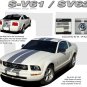 SV-6 Complete 10" Racing Rally Stripes Decals Graphics fits 2005-2009 Mustang V6