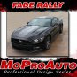 2015 2016 2017 Ford Mustang Hood Racing Stripe FADE RALLY Vinyl Graphic 3M Decal
