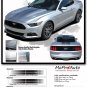 2015 2016 2017 Ford Mustang Hood Racing Stripe FADE RALLY Vinyl Graphic 3M Decal