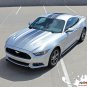 2015 2016 2017 Ford Mustang Hood Racing Stripe FADE RALLY Vinyl Graphic 3M Decal