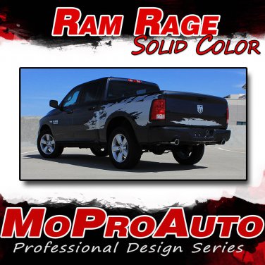 2018 Dodge Ram RAGE Solid Color Truck Bed 3M Vinyl Graphics Decals Stripes R11