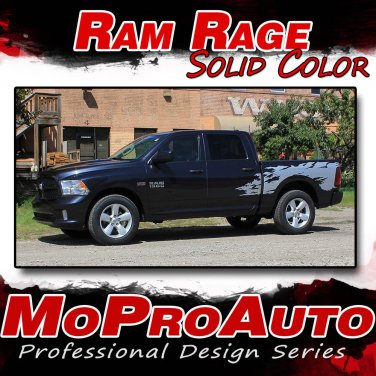 2011 Dodge Ram RAGE Solid Color Truck Bed 3M Vinyl Graphics Decals Stripes R10