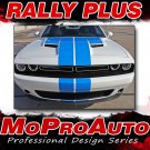 2016 2017 2018 Challenger RALLY PLUS Racing Stripe 3M Vinyl Graphic Hood Decal