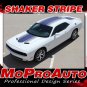 2016 2017 Challenger Hood Roof Trunk SHAKER Style 3M Vinyl Graphic Stripes Decal