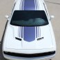 2016 2017 Challenger Hood Roof Trunk SHAKER Style 3M Vinyl Graphic Stripes Decal