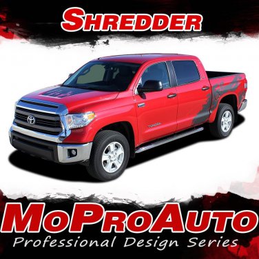 2014-2016 Tundra Crew Max Vinyl Graphics SHREDDER Decals Hood Truck Bed Stripes