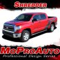 2014-2016 Tundra Crew Max Vinyl Graphics SHREDDER Decals Hood Truck Bed Stripes