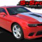S-Sport Hood SS Racing Stripe Hood Decal Graphic 3M Vinyl Chevy Camaro 2014-2015