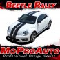 2013 Volkswagen Beetle Rally Hood Bumper OE Style Vinyl Decal Stripe Graphic B1