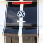 2013 Volkswagen Beetle Rally Hood Bumper OE Style Vinyl Decal Stripe Graphic B1