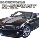 R-Sport Convertible 3M Factory Hood Trunk Spoiler Stripe Decal 2011-2013 Camaro